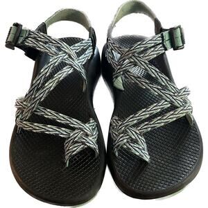 Chaco Women's ZX2 Classic Aqua Blue Strappy Outdoor Sandals Size 8